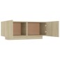 vidaXL Mueble para TV madera contrachapada color roble 100x35x40 cm