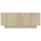 vidaXL Mueble para TV madera contrachapada color roble 100x35x40 cm