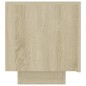 vidaXL Mueble para TV madera contrachapada color roble 100x35x40 cm