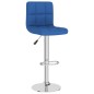 vidaXL Taburetes de cocina 2 unidades tela azul vidaXL Taburetes de cocina 2 unidades tela azul