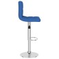 vidaXL Taburetes de cocina 2 unidades tela azul vidaXL Taburetes de cocina 2 unidades tela azul