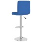 vidaXL Taburetes de cocina 2 unidades tela azul vidaXL Taburetes de cocina 2 unidades tela azul