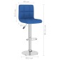 vidaXL Taburetes de cocina 2 unidades tela azul vidaXL Taburetes de cocina 2 unidades tela azul