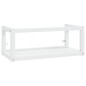 vidaXL Estructura de baño con lavabo incorporado hierro blanco vidaXL Estructura de baño con lavabo incorporado hierro blanco