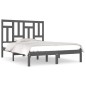 vidaXL Estructura de cama madera maciza pino gris super king 180x200cm vidaXL Estructura de cama madera maciza pino gris super king 180x200cm