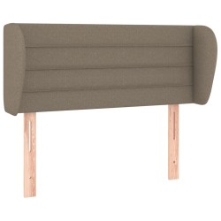 vidaXL Cabecero de tela gris taupe 103x23x78/88 cm
