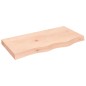 vidaXL Encimera de baño madera maciza sin tratar 80x40x(2-6) cm vidaXL Encimera de baño madera maciza sin tratar 80x40x(2-6) cm