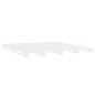 vidaXL Estructura de cama madera maciza de pino blanco 140x200 cm