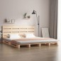 vidaXL Estructura de cama de madera maciza de pino 200x200 cm vidaXL Estructura de cama de madera maciza de pino 200x200 cm