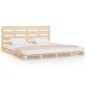 vidaXL Estructura de cama de madera maciza de pino 200x200 cm vidaXL Estructura de cama de madera maciza de pino 200x200 cm
