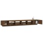 vidaXL Set muebles TV con LED 3 pzas madera contrachapada roble marrón vidaXL Set muebles TV con LED 3 pzas madera contrachapada roble marrón