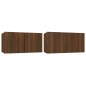 vidaXL Set de muebles para TV 5 pzas madera contrachapada roble marrón vidaXL Set de muebles para TV 5 pzas madera contrachapada roble marrón