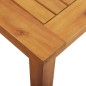 vidaXL Set comedor de jardín 3 pzas y cojines madera maciza de acacia