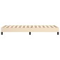 vidaXL Estructura de cama box spring tela color crema 90x190 cm vidaXL Estructura de cama box spring tela color crema 90x190 cm