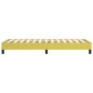 vidaXL Estructura de cama box spring tela verde 90x190 cm