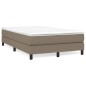 vidaXL Estructura de cama box spring tela gris taupe 120x200 cm vidaXL Estructura de cama box spring tela gris taupe 120x200 cm