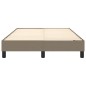 vidaXL Estructura de cama box spring tela gris taupe 120x200 cm vidaXL Estructura de cama box spring tela gris taupe 120x200 cm