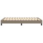vidaXL Estructura de cama box spring tela gris taupe 120x200 cm vidaXL Estructura de cama box spring tela gris taupe 120x200 cm