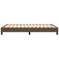 vidaXL Estructura de cama box spring tela marrón 140x200 cm vidaXL Estructura de cama box spring tela marrón 140x200 cm