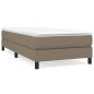 vidaXL Estructura de cama box spring tela gris taupe 90x200 cm vidaXL Estructura de cama box spring tela gris taupe 90x200 cm