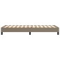 vidaXL Estructura de cama box spring tela gris taupe 90x200 cm vidaXL Estructura de cama box spring tela gris taupe 90x200 cm