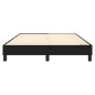 vidaXL Estructura de cama box spring tela negro 140x190 cm vidaXL Estructura de cama box spring tela negro 140x190 cm