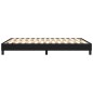 vidaXL Estructura de cama box spring tela negro 140x190 cm vidaXL Estructura de cama box spring tela negro 140x190 cm