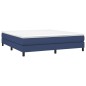 vidaXL Estructura de cama box spring tela azul 180x200 cm vidaXL Estructura de cama box spring tela azul 180x200 cm