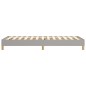 vidaXL Estructura de cama box spring tela gris claro 100x200 cm vidaXL Estructura de cama box spring tela gris claro 100x200 cm