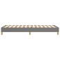 vidaXL Estructura de cama box spring tela gris oscuro 80x200 cm
