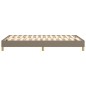 vidaXL Estructura de cama box spring tela gris taupe 120x200 cm vidaXL Estructura de cama box spring tela gris taupe 120x200 cm