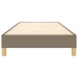 vidaXL Estructura de cama box spring tela gris taupe 90x200 cm vidaXL Estructura de cama box spring tela gris taupe 90x200 cm