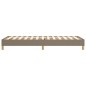 vidaXL Estructura de cama box spring tela gris taupe 90x200 cm vidaXL Estructura de cama box spring tela gris taupe 90x200 cm