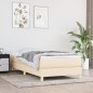 vidaXL Estructura de cama box spring tela color crema 80x200 cm vidaXL Estructura de cama box spring tela color crema 80x200 cm