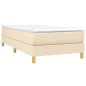 vidaXL Estructura de cama box spring tela color crema 80x200 cm vidaXL Estructura de cama box spring tela color crema 80x200 cm