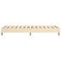 vidaXL Estructura de cama box spring tela color crema 80x200 cm vidaXL Estructura de cama box spring tela color crema 80x200 cm