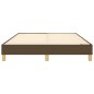 vidaXL Estructura de cama box spring tela marrón 140x190 cm vidaXL Estructura de cama box spring tela marrón 140x190 cm