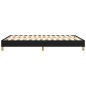 vidaXL Estructura de cama box spring tela negro 140x200 cm