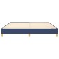 vidaXL Estructura de cama box spring tela azul 160x200 cm vidaXL Estructura de cama box spring tela azul 160x200 cm
