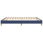 vidaXL Estructura de cama box spring tela azul 160x200 cm vidaXL Estructura de cama box spring tela azul 160x200 cm