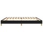 vidaXL Estructura de cama box spring tela negro 200x200 cm