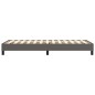 vidaXL Estructura de cama box spring cuero sintético gris 80x200 cm vidaXL Estructura de cama box spring cuero sintético gris 80x200 cm