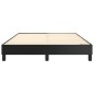 vidaXL Estructura de cama box spring cuero sintético negro 140x190 cm vidaXL Estructura de cama box spring cuero sintético negro 140x190 cm