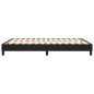 vidaXL Estructura de cama box spring cuero sintético negro 140x190 cm vidaXL Estructura de cama box spring cuero sintético negro 140x190 cm