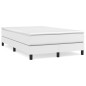 vidaXL Estructura de cama box spring cuero sintético blanco 120x200 cm vidaXL Estructura de cama box spring cuero sintético blanco 120x200 cm