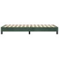 vidaXL Estructura de cama box spring terciopelo verde oscuro 80x200 cm vidaXL Estructura de cama box spring terciopelo verde oscuro 80x200 cm