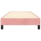 vidaXL Estructura de cama box spring terciopelo rosa 90x200 cm vidaXL Estructura de cama box spring terciopelo rosa 90x200 cm