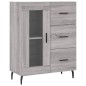 vidaXL Aparador alto madera contrachapada gris sonoma 69,5x34x180 cm vidaXL Aparador alto madera contrachapada gris sonoma 69,5x34x180 cm