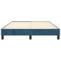 vidaXL Estructura de cama box spring terciopelo azul oscuro 140x190 cm vidaXL Estructura de cama box spring terciopelo azul oscuro 140x190 cm