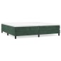vidaXL Estructura de cama box spring terciopelo verde oscuro 200x200cm vidaXL Estructura de cama box spring terciopelo verde oscuro 200x200cm